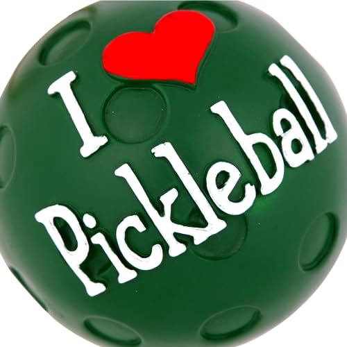 Needzo Green Pickleball Christmas Ornament with Santa Hat - Holiday Decor