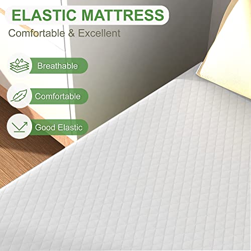 FDW 5 Inch Twin Gel Memory Foam Mattress Medium Firm Bed in a Box