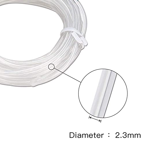 15ft Ice Blue Neon EL Wire with Battery Pack for Costumes and Parties