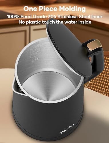 1.7L Electric Kettle, Double Wall Stainless Steel Cool Touch Water Boiler