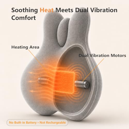Ergonomic Lumbar Support Pillow with Heat & Vibration Massage