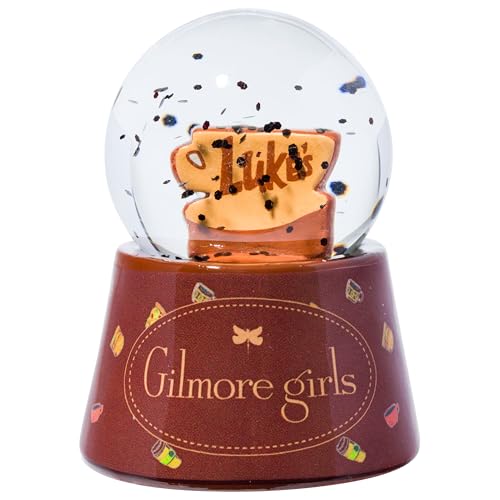 Luke's Diner Coffee Cup Light-Up Snow Globe - 3.8 Inch Mini Collectible