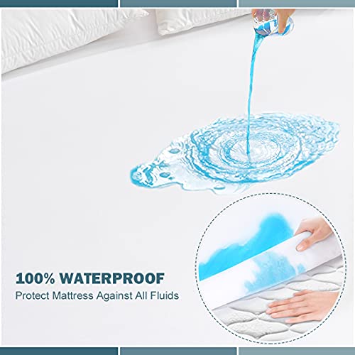 UNILIBRA Twin Waterproof Mattress Protector (2 Pack) - Deep Pocket Cover
