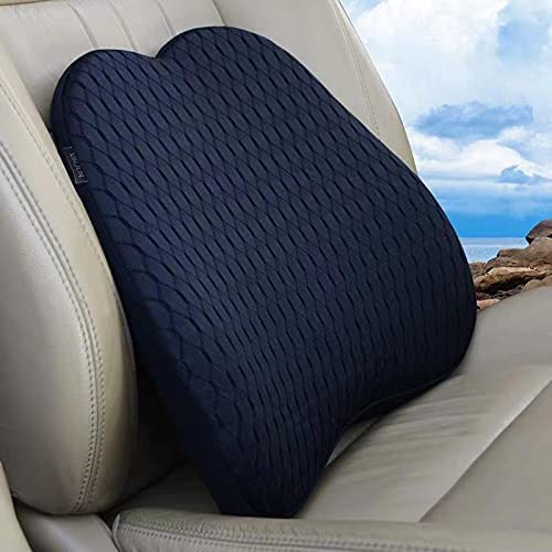 Memory Foam Lumbar Support Pillow for Car and Office Chairs