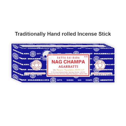 Nag Champa Incense Sticks 250g - Authentic Hand-Rolled Floral Aroma