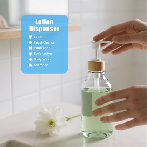 5-Piece Bamboo Bathroom Accessories Set with Tray and Soap Dispenser