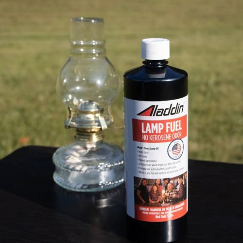 Clear Lamp Oil Fuel - Odorless Kerosene Alternative for Lanterns, 32 Ounce
