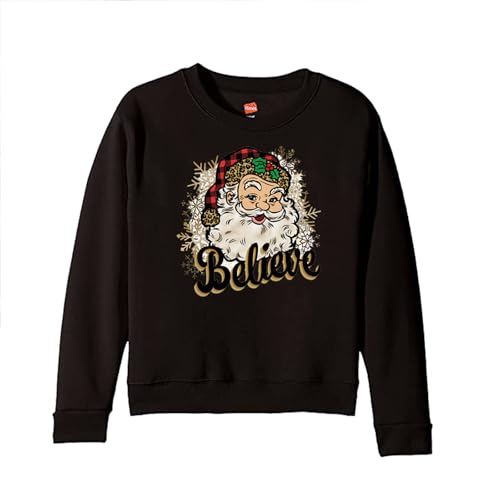 Adonisaon Christmas Heat Transfer Stickers - 7 Sheets Xmas Iron-on Decals for DIY Clothing & Holiday Crafts