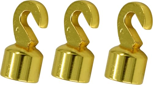 Grandfather Clock Weight Shell Hook and Nut Set - 3 Piece Repair Kit