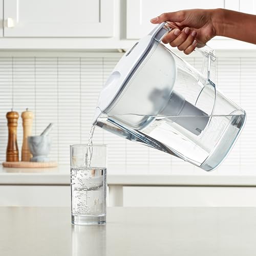 10-Cup Water Filter Pitcher for Fridge - BPA-Free Water Dispenser
