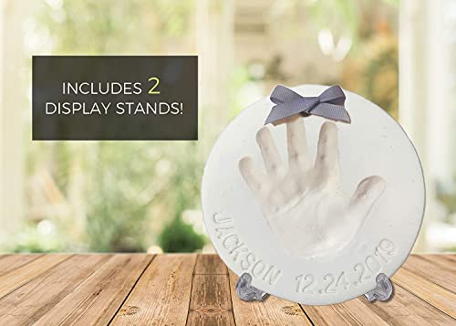 Baby Handprint & Footprint Keepsake Ornament Kit with Stencil (Makes 2)