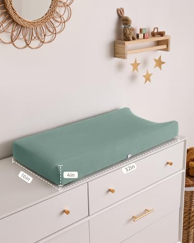 Muslin Changing Pad Cover 2-Pack Ultra Soft Breathable Cotton