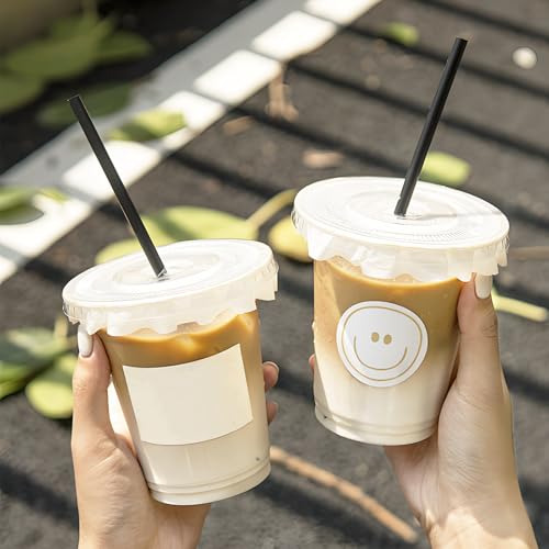 Black Plastic Coffee Stir Sticks 2000 Count - Disposable Cocktail & Drink Stirrers