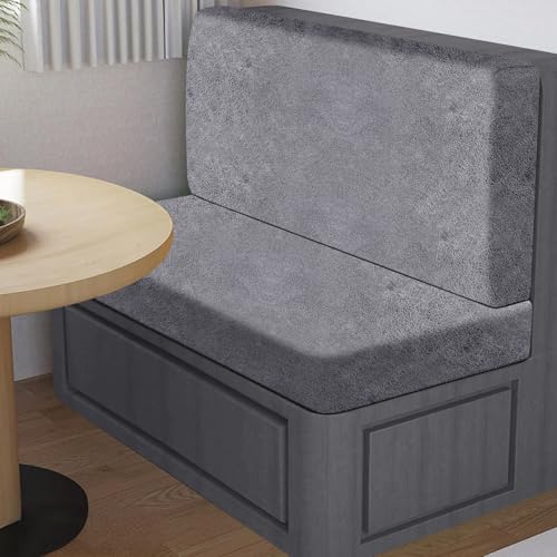 RV Dinette Cushion Covers - Premium Leather-Like Slipcovers (Set of 4)