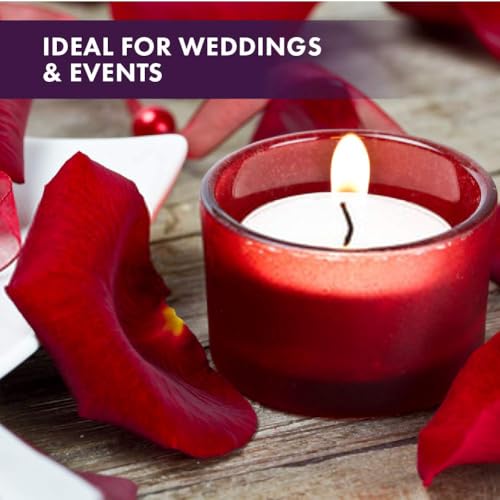 MontoPack 200 Unscented White Tealight Candles Bulk - 6 Hour Dripless, Smokeless Votive for Weddings, Home, Emergency