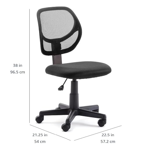 Ergonomic Low Back Office Chair with Breathable Mesh and Adjustable Height