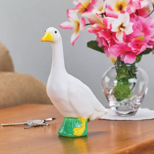 7-Inch Miniature Goose Statue for Desk and Home Decor