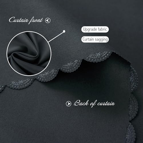 Self-Adhesive Blackout Curtain Panel - No-Drill Stick-On Shade (35" x 59", Black)