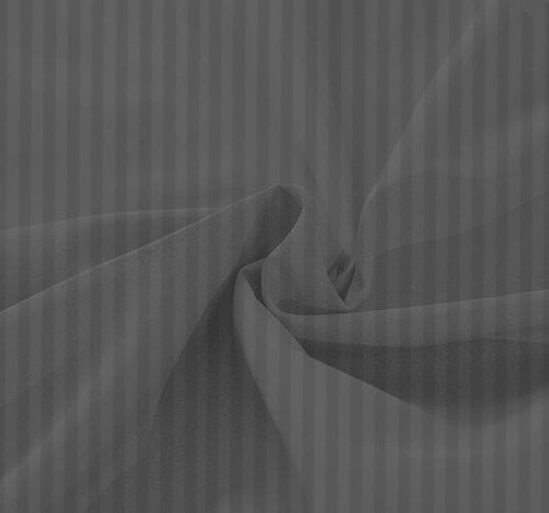 Rajlinen Top Split Head Flex King Sheet Set for Adjustable Beds- Split Head King Sheets- 34 inches from The top-100% Cotton Sheets, 16" Deep Pocket Sheets Split King (Dark Grey Stripe)