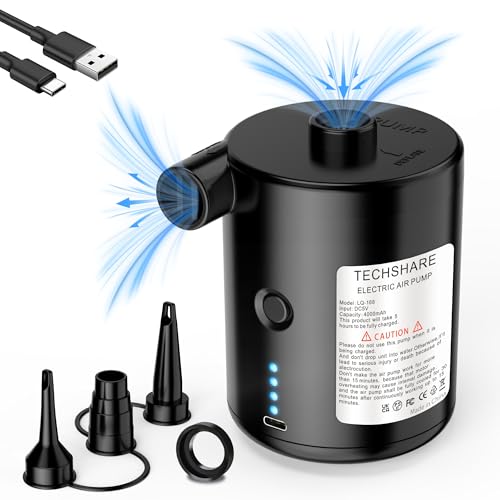 Portable Rechargeable Electric Air Pump for Air Mattress & Inflatables