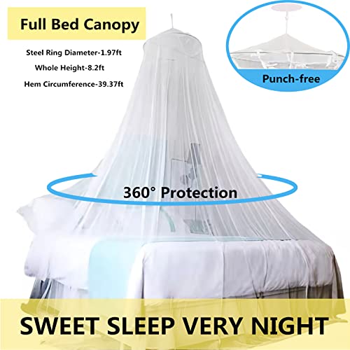 Hanging Bed Canopy Mosquito Net - Single Door Mesh Insect Protection