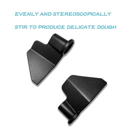 Universal Bread Maker Kneading Paddle Replacement, Non-Stick D-Shaped, 2-Pack