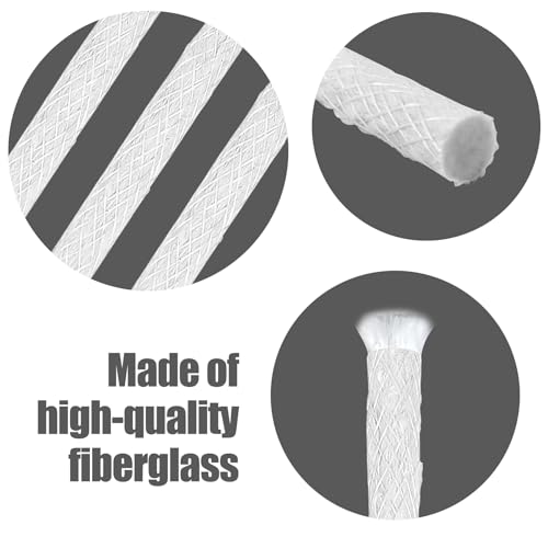 5 Pack Fiberglass Replacement Wicks for Tiki Torches and Oil Lamps