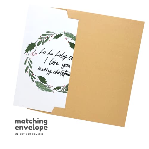 Sleazy Greetings Funny Christmas Card for Boyfriend, Girlfriend, Wife, Husband