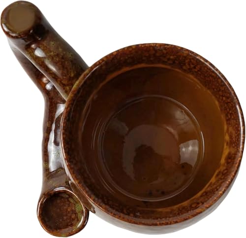 Treayes Yellow Ceramic Coffee Mug, 300-400ml — Safe, Dishwasher & Microwave Safe