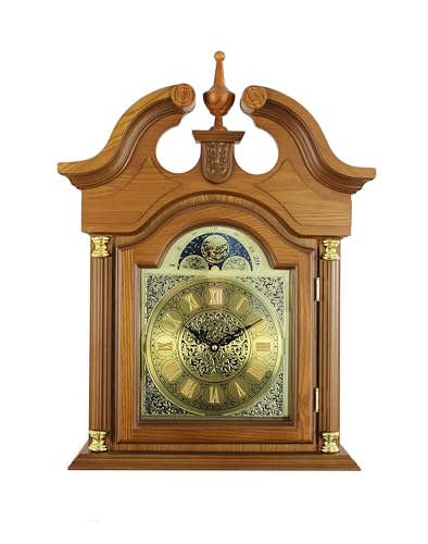 72-Inch Wooden Grandfather Clock with Westminster Chime & Roman Numerals