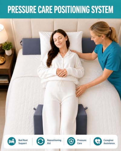 3-Piece Positioning Wedge Pillow Set for Side Sleeping Support