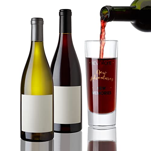 Cunhill 2 oz Shot Glasses Set - 2 Piece New Home Adventures Housewarming Gift