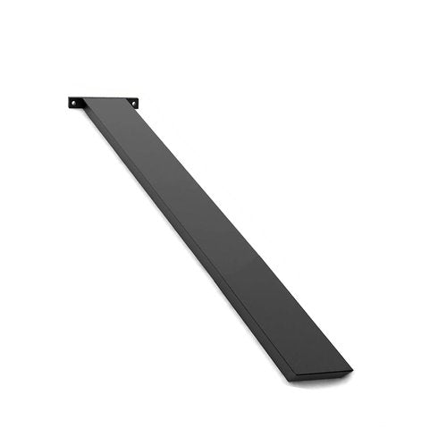 Hidden Island Countertop Support Bracket 1 Pack Black 34 Inch Heavy Duty Granite Countertop Bracket Iron Island Support Brackets for Granite Quartz Wood