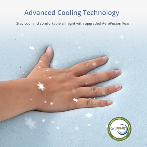 12-Inch Queen Gel Memory Foam Mattress, Cooling Breathable Mattress in a Box