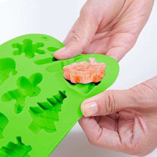 Christmas Silicone Chocolate Mold for Holiday Candy, Gums & Soaps