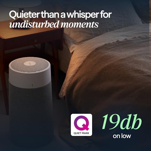 Smart Air Purifier for Bedroom and Small Rooms with HEPA Filter