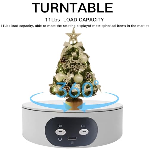 Motorized 360-Degree Rotating Display Stand for Product Photography
