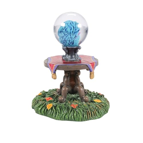 Madame Leota Manifested Halloween Village Figurine - Hand-Painted Resin, 3.2"