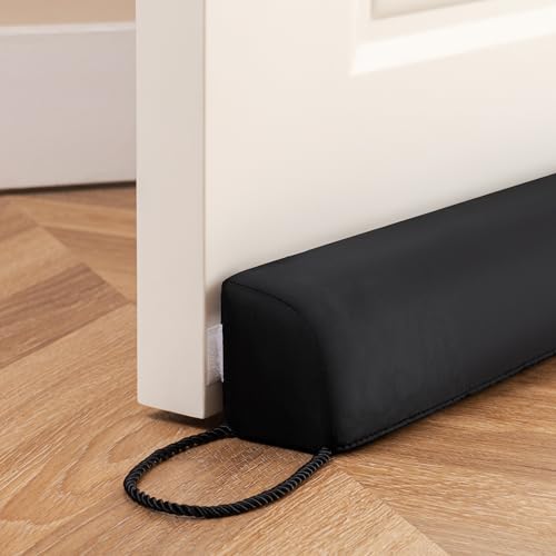 36-Inch Weighted Door Draft Stopper with Removable Washable Cover