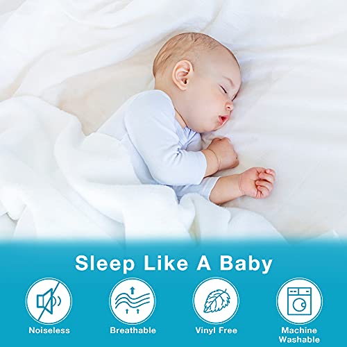 Waterproof Queen Mattress Protector - Soft, Breathable, Deep Pocket