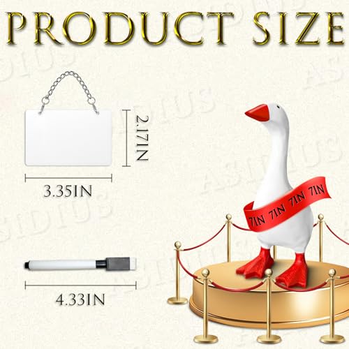7-Inch Magnetic Desk Goose with Writable Memo Board and Organizer Set