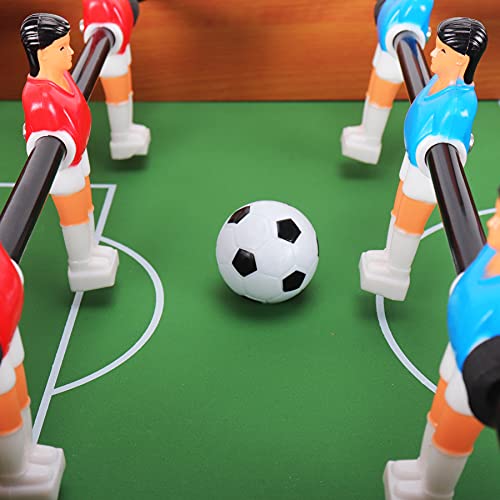 20-Inch Mini Foosball Tabletop Game with Stainless Steel Rods