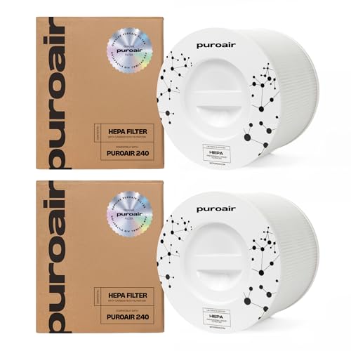 PuroAir 240 Replacement Filter HEPA & CarbonTech 2PK