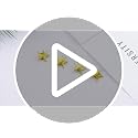 Leinuosen 120-Pack Mini Gold Star Tree Toppers 2cm garantir Holiday Craft Decor