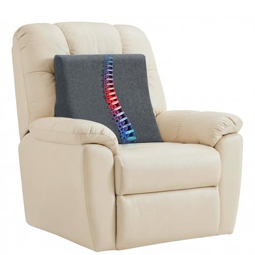 Lumbar Support Pillow for Sofa and Rocking Chair - Gray
