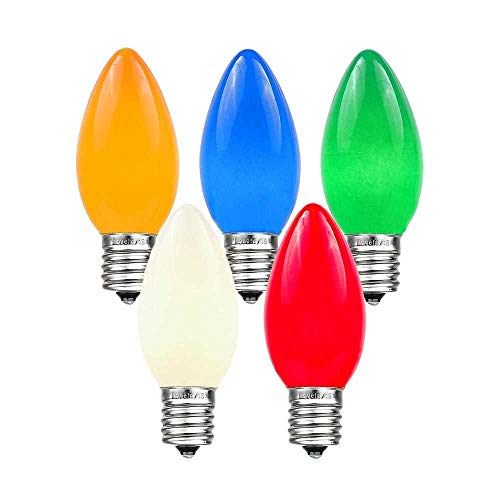 Novelty Lights 100 ft C9 Multicolor Ceramic Christmas String Light Set