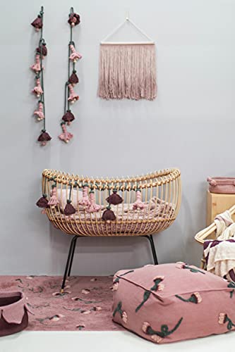 Lorena Canals Handmade Washable Cotton Pouffe - Eco-Friendly Home Footstool