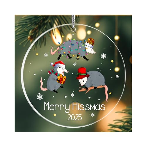 CENTOLEO Oppossum Fox Christmas Ornament - Woodlands Suncatcher Fox Gift