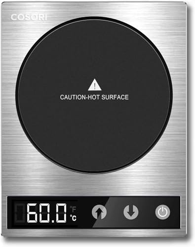 Cosori Solid Coffee Mug Warmer for Desk & Office - Precise 1°F Temperature Control