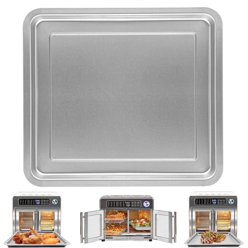 Stainless Steel Air Fryer Grill Tray Replacement - 12.2 x 11.2 Inch Pan